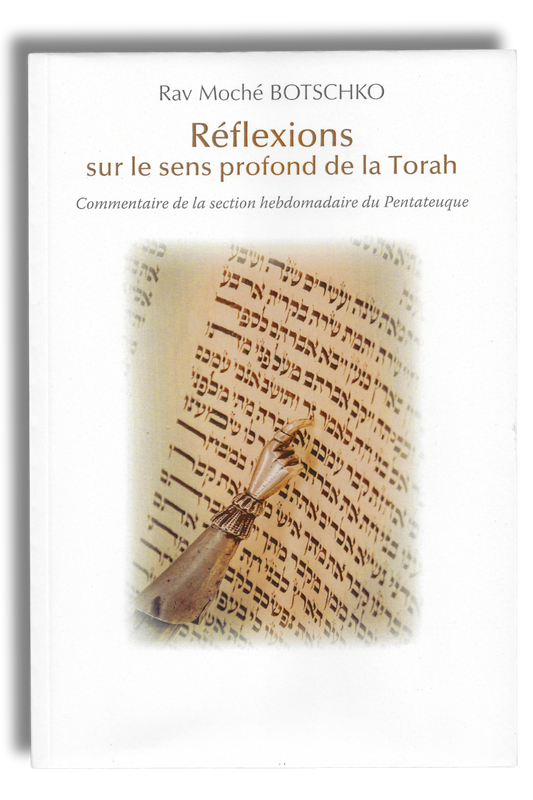 Réflexions sur le sens profond de la Torah - commmentaire de la section hebdomadaire du Pentateuque